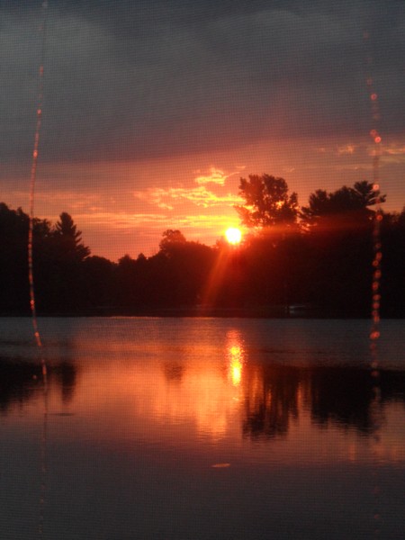 sunrise over the Redeau canel