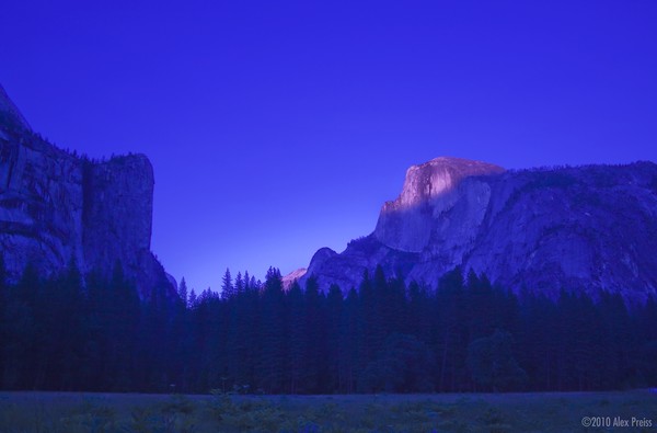 Half Dome At Sunset 2