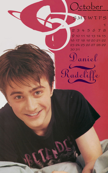 Daniel Radcliffe Calendar