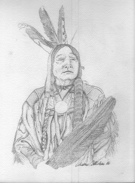 Running Antelope Sioux Warrior
