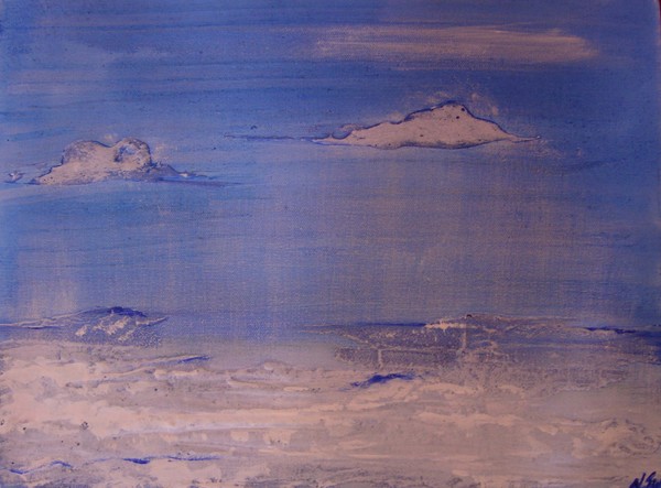 Rainy seascape