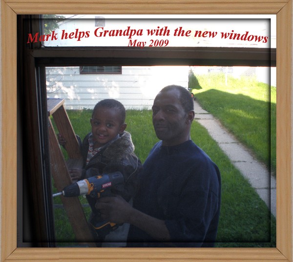 Mark and Grandpa May 2009