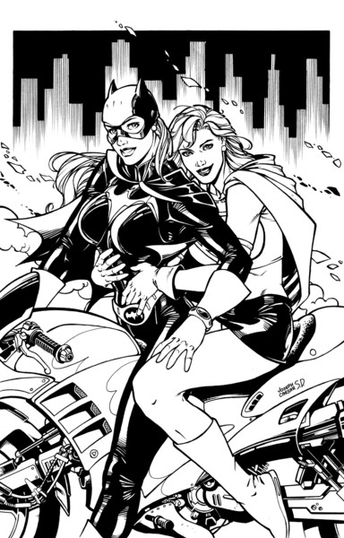 BATGIRL AND SUPERGIRL --GOOD GIRLS