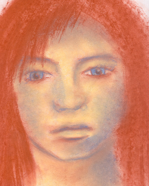 Girl with red hair