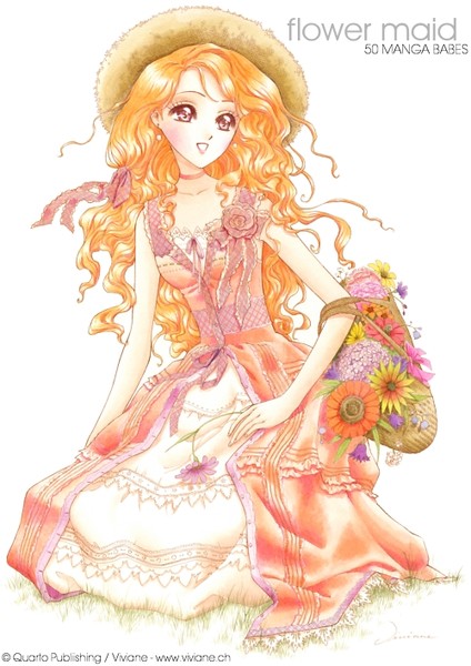 50 MANGA BABES - Flower Maid