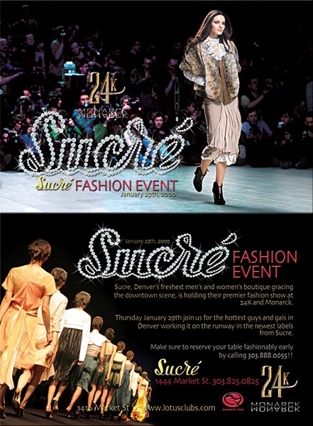 Sucré Fashion Show at 24K Monarck