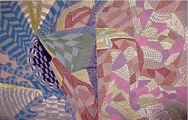 Glitter Ink Abstract