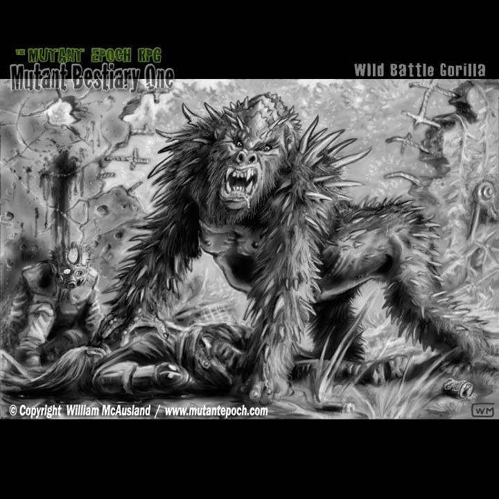 Wild Battle Gorilla