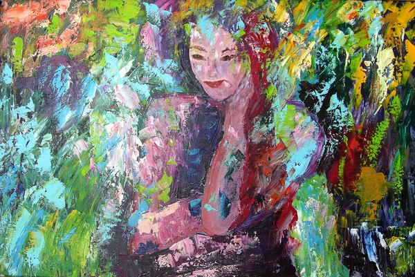 Contemplation in the Garden