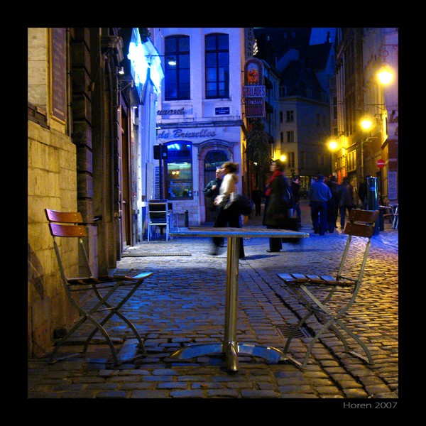 La terrasse....