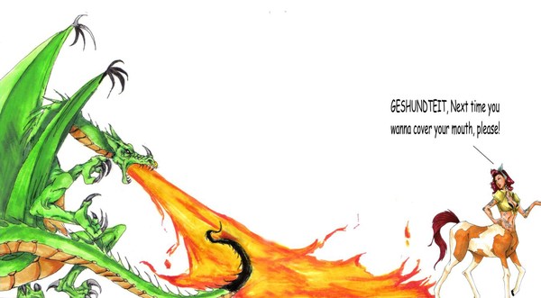 Dragon and Centaur