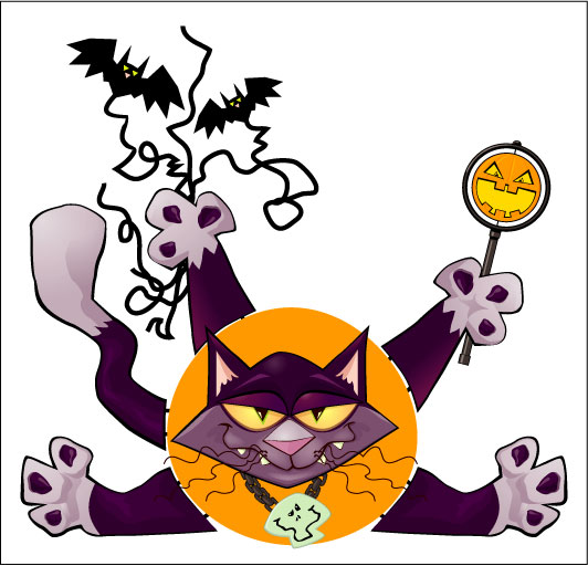 pumpkin cat
