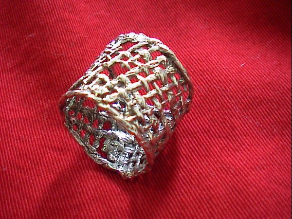 Hand made sterling silver ring