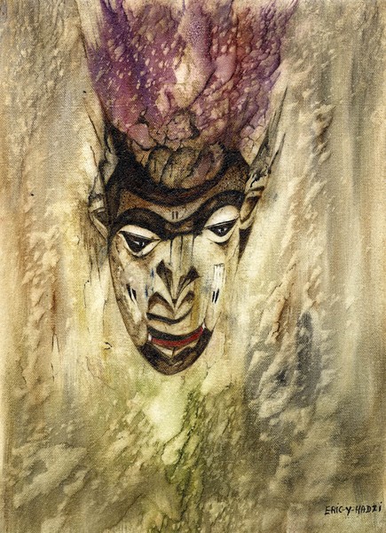 Ceremonial African mask ( deppresion moment)