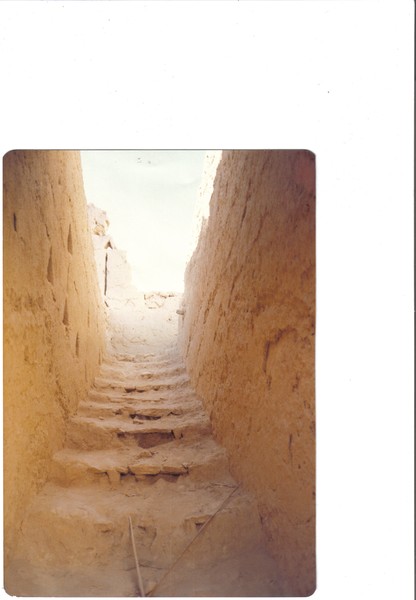 old mud stairs
