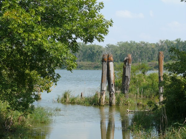 Peaceful area on the Missouri River