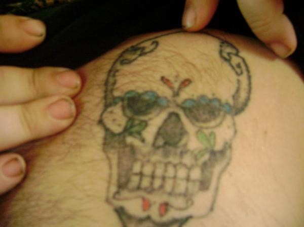 Day of the dead skull
