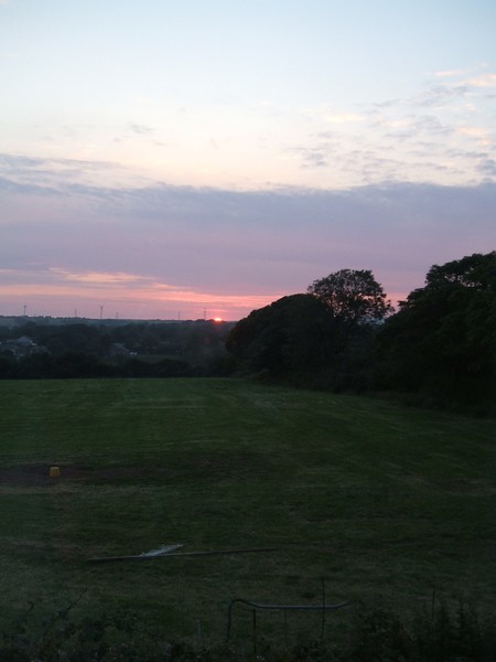 sun set desk