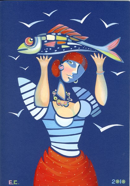 Girl and Fish