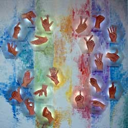 Light-Art Human Communication