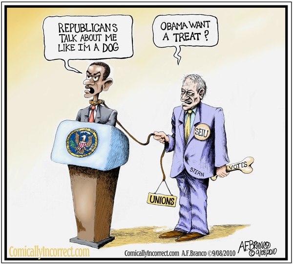 Obama Like a Dog (Cartoon)