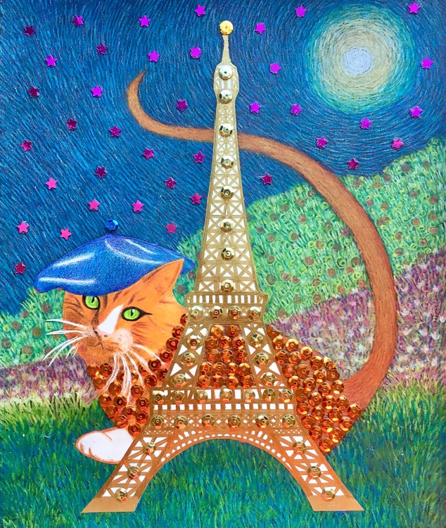 UN CHAT ERRANT A PARIS