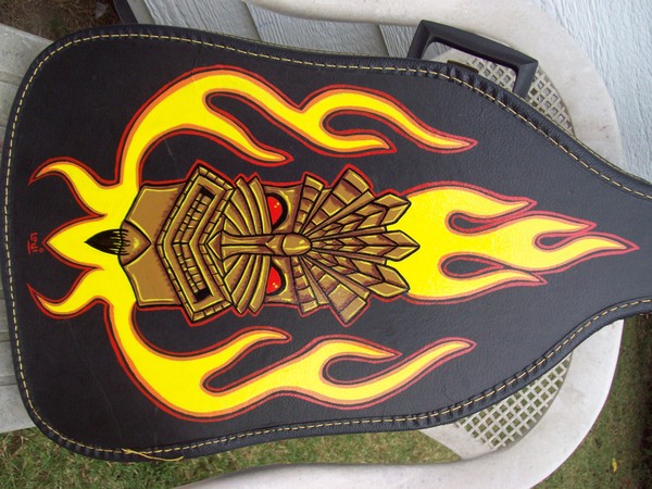 tikki on guitar case