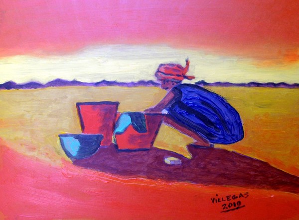 African hand washing