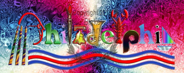 Philadelphia Art Red White & Blue Edit
