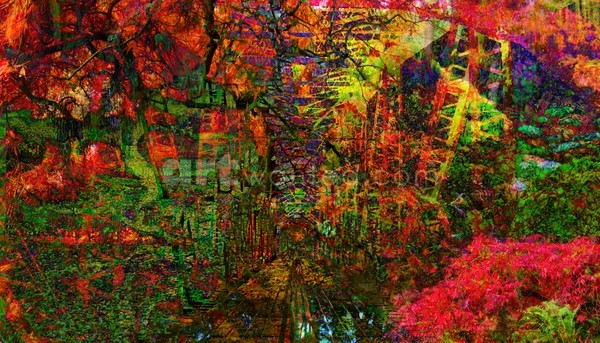 Abstract Landscape Garden