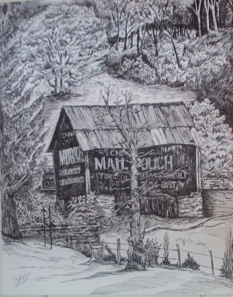 Barn in the Hills