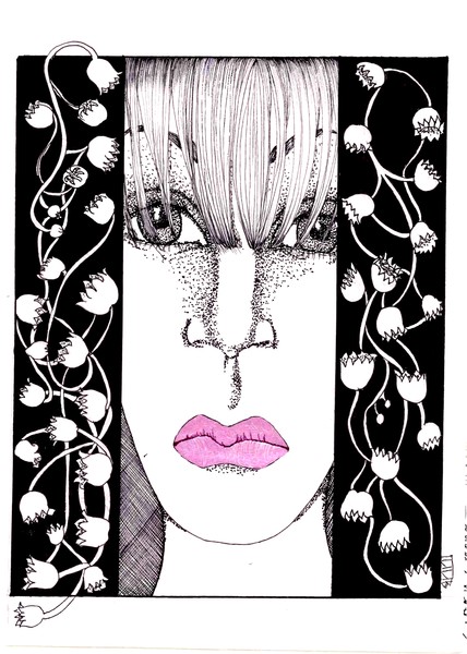 Paper Doll: Lillies