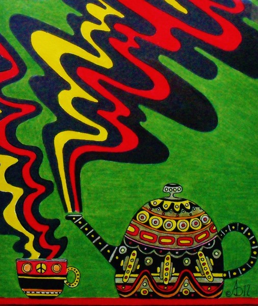 Indian Teapot by Anthony Davais