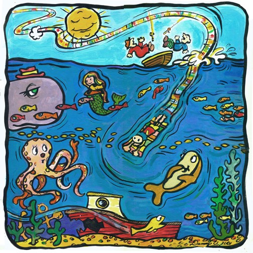 Childrens Underwater Scene