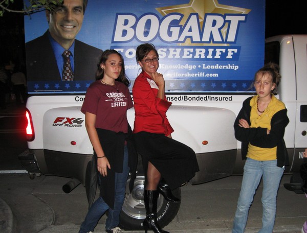 My Daughter Michelle as Sarah after Biden Rally