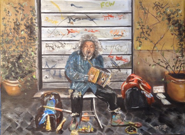 The Busker in Rome