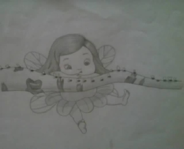 fairie watching ants