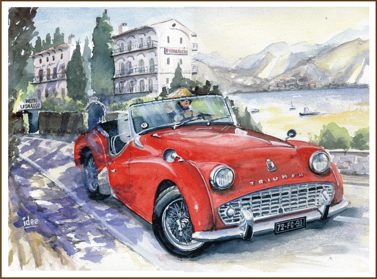 The girl in the sportscar 1961 ...