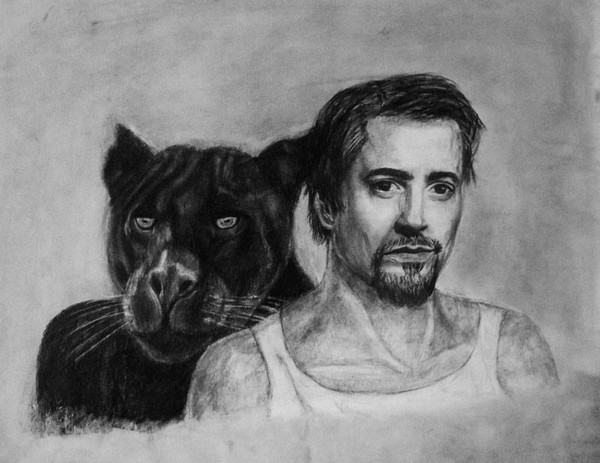 Man and Panther