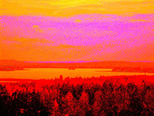 Sunset glow