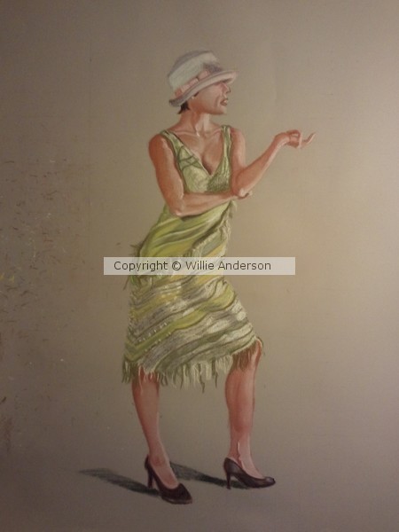 Lady in the dress