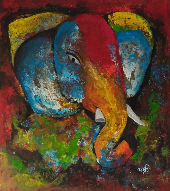 GANPATI  2- 25X27 INCH