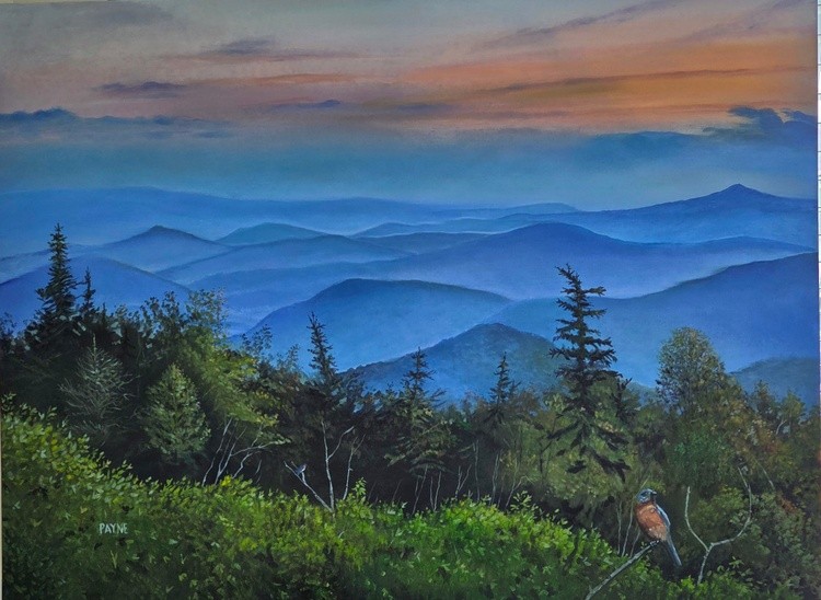 Caney Fork Overlook  Blue Ridge Parkway 