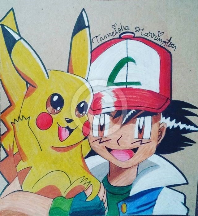Ash and Pikachu