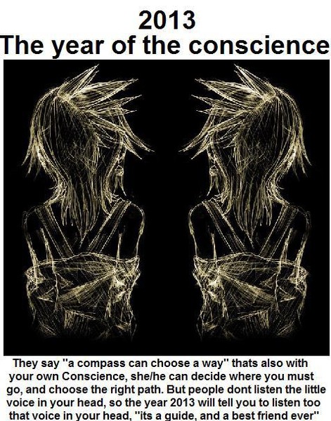 2013 was the year of the conscience