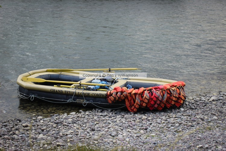 Ready for rafting on the Snake River