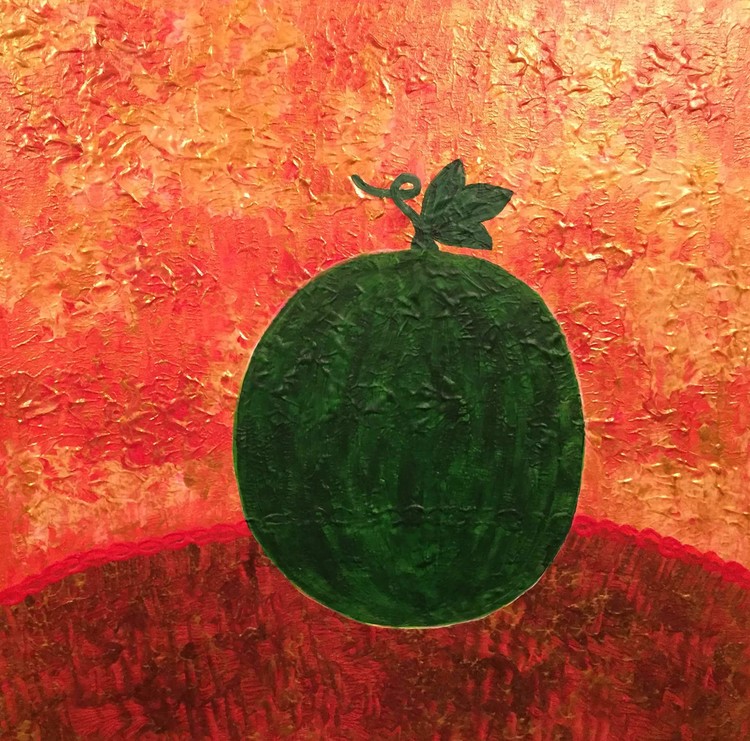 Watermelon on the table