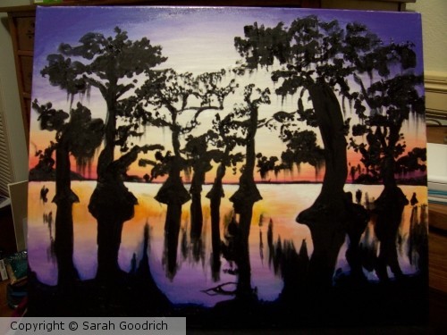 Sunset on the Bayou