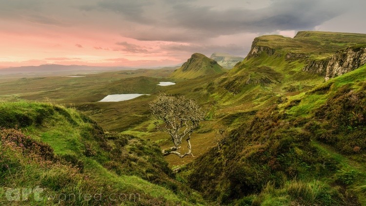 Sunrise at The Quiraing in the highlands