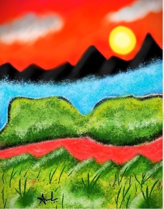 Landscape.. Digital art... 